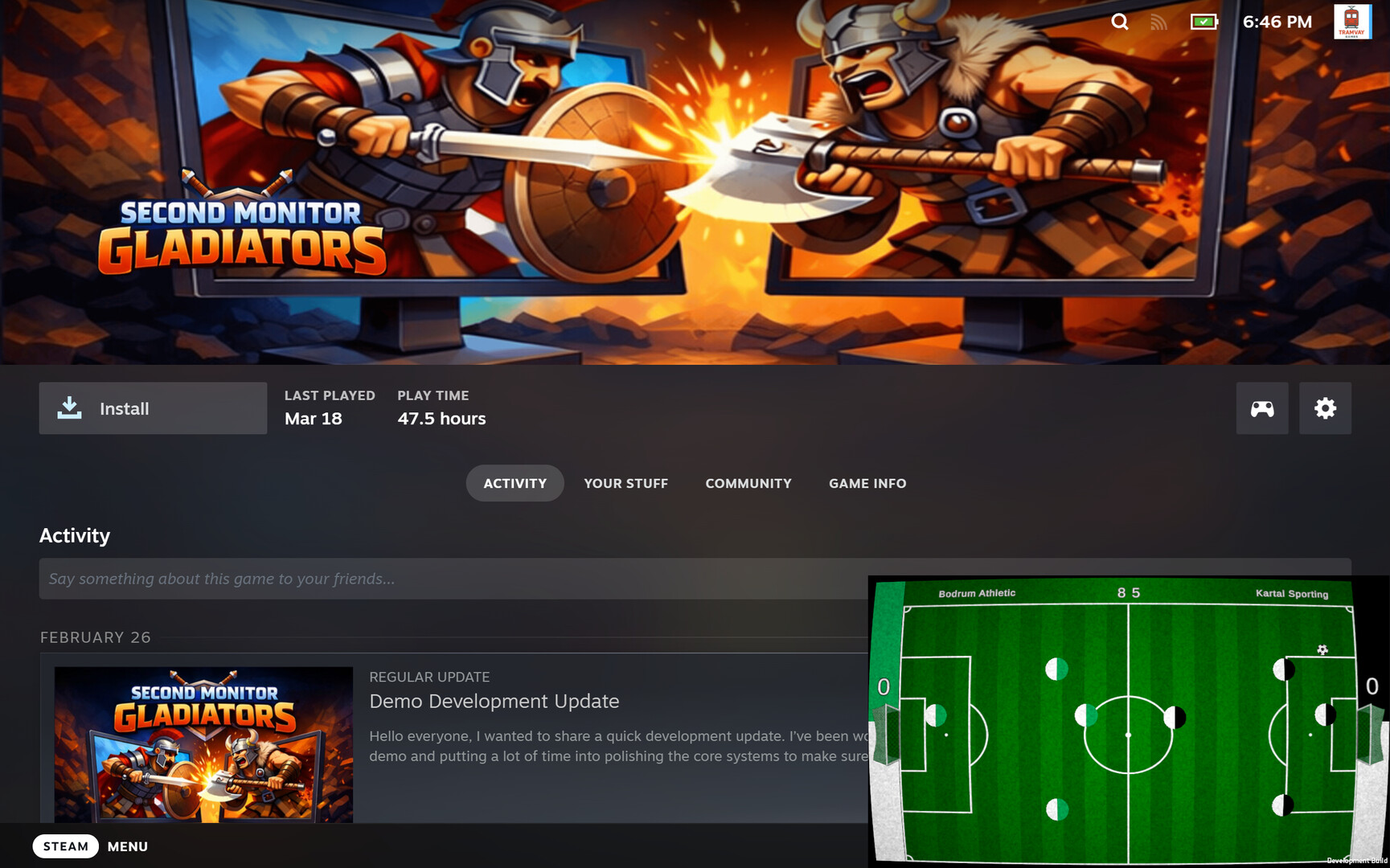 Second Monitor Football screenshot 11