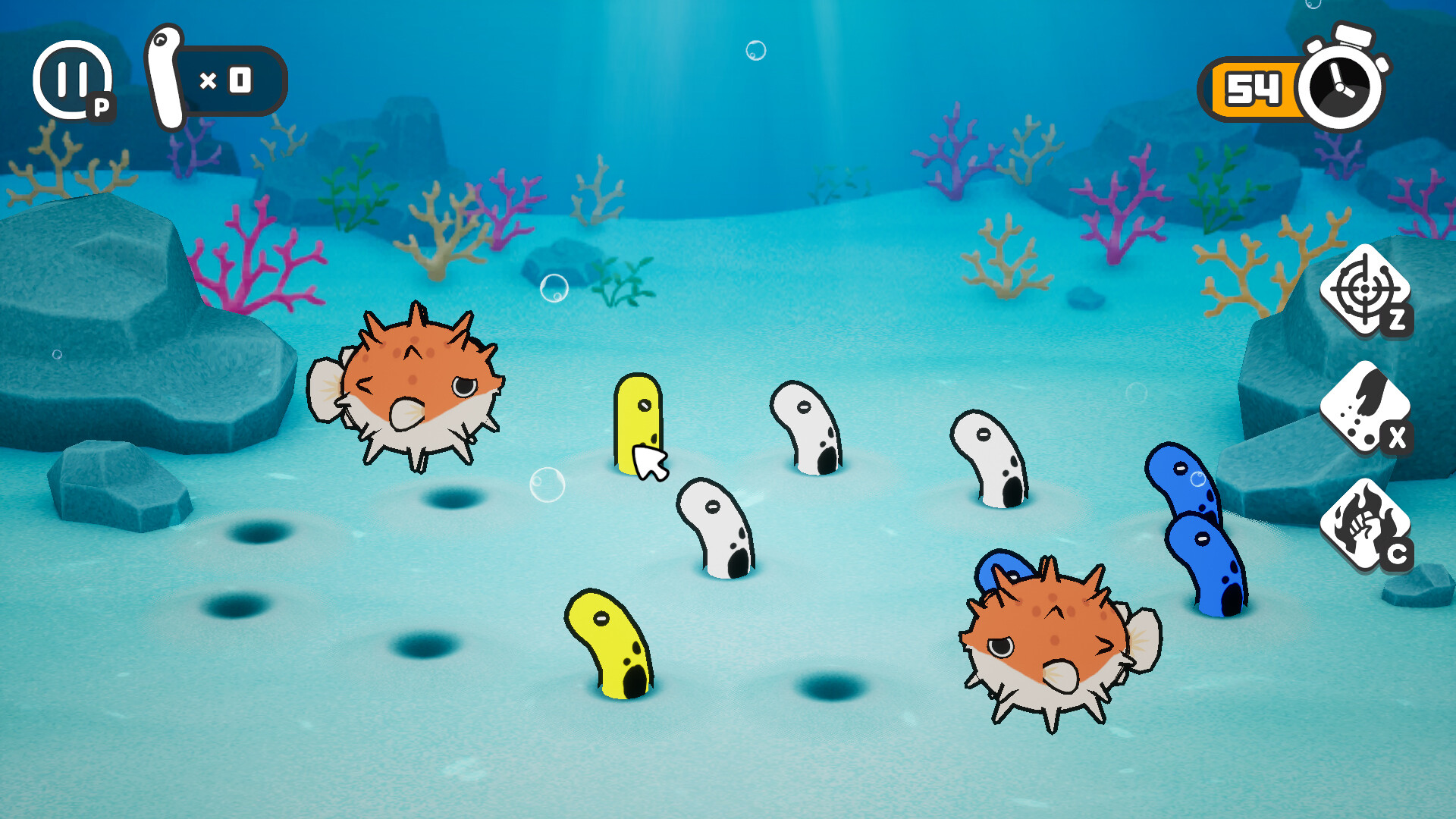 Pull Out! Spotted Garden Eels screenshot 5