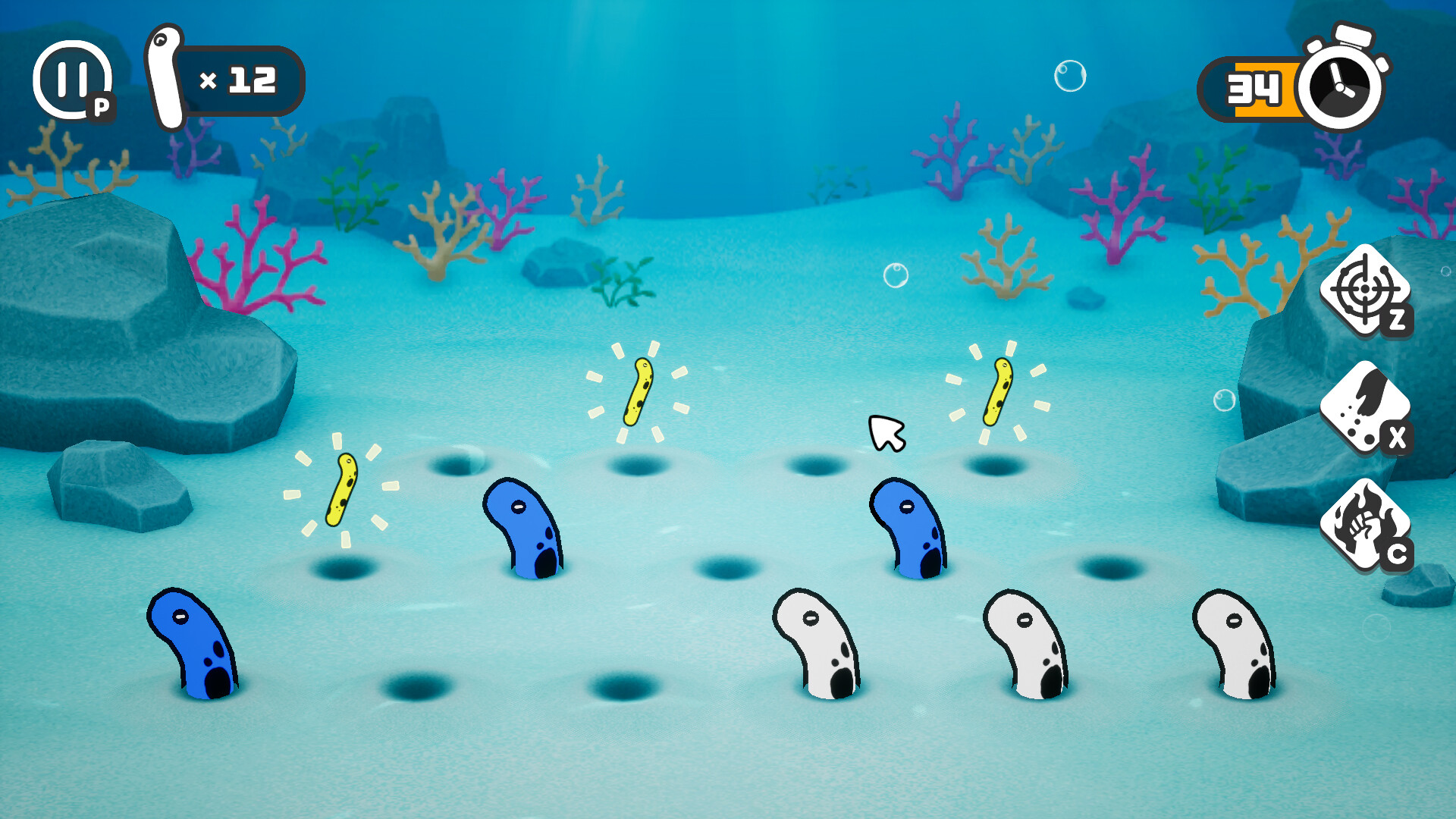 Pull Out! Spotted Garden Eels screenshot 3