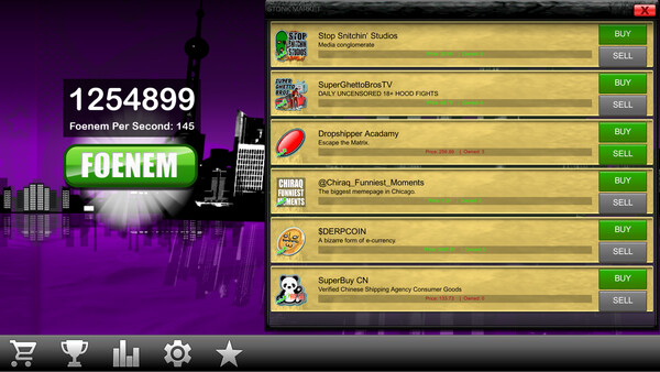 PeeWee Purpdrank's FOENEM Clicker game for windows Pc 1