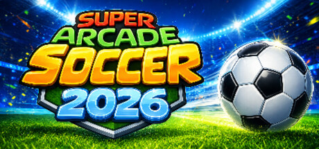 Super Arcade Soccer 2026 header art