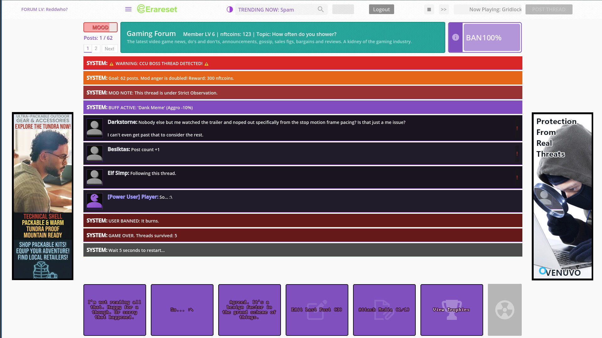 Erareset: Rogue Forum screenshot 11