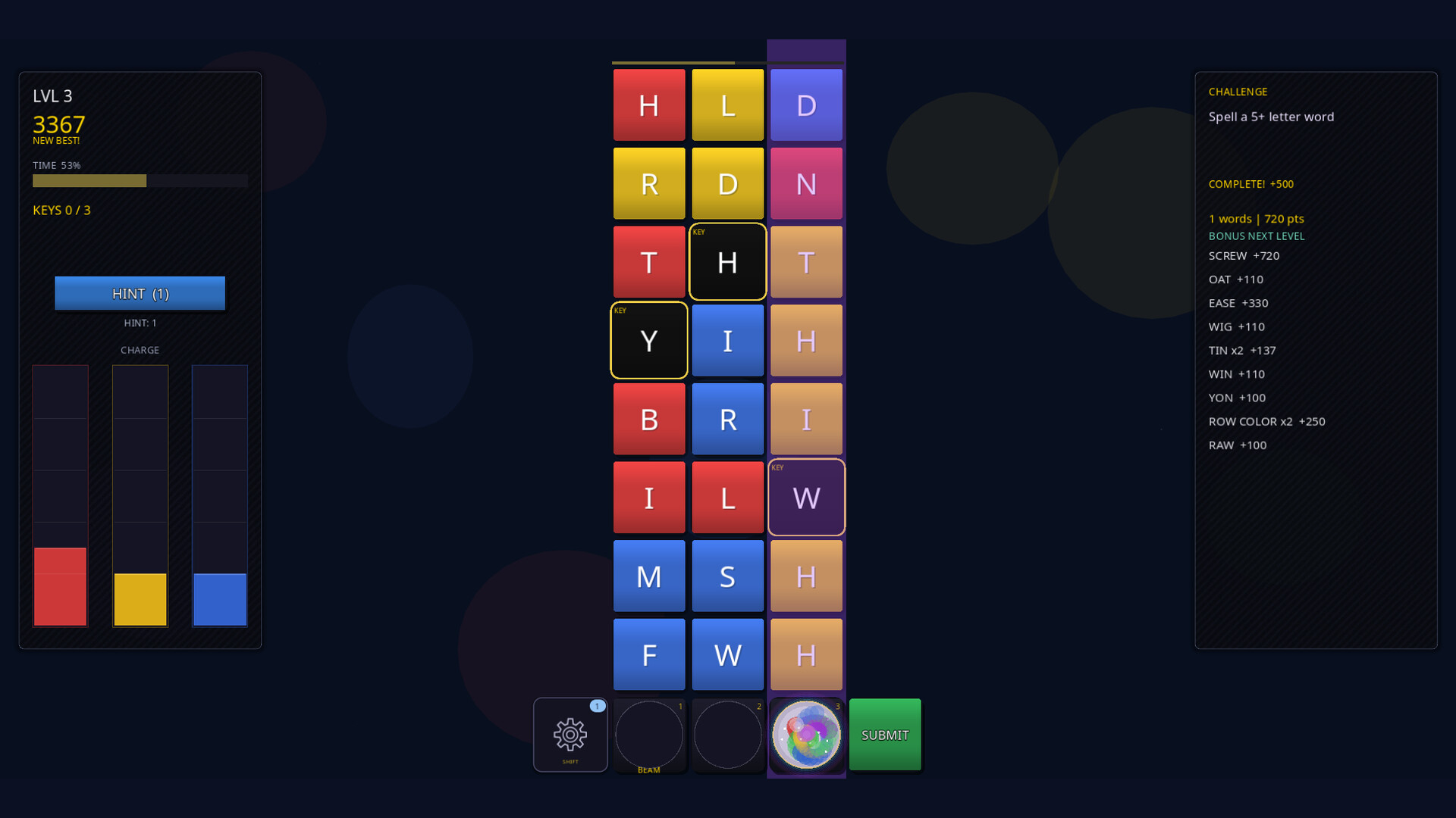 Tumble Type – Screenshot 1