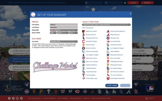Out of the Park Baseball 18 screenshot