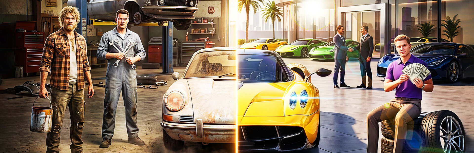 Real Car Market Simulator Together