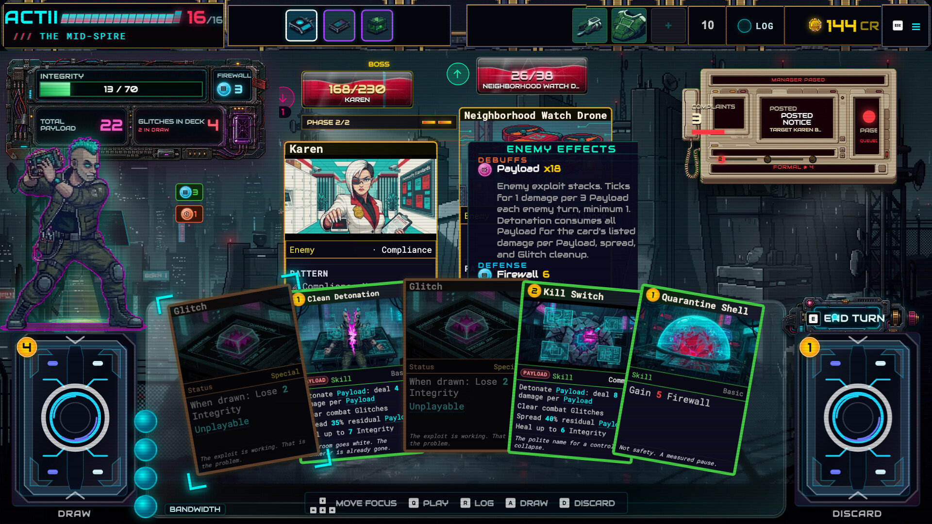CyberDeck: The Cyberpunk Roguelike Deckbuilder screenshot 7