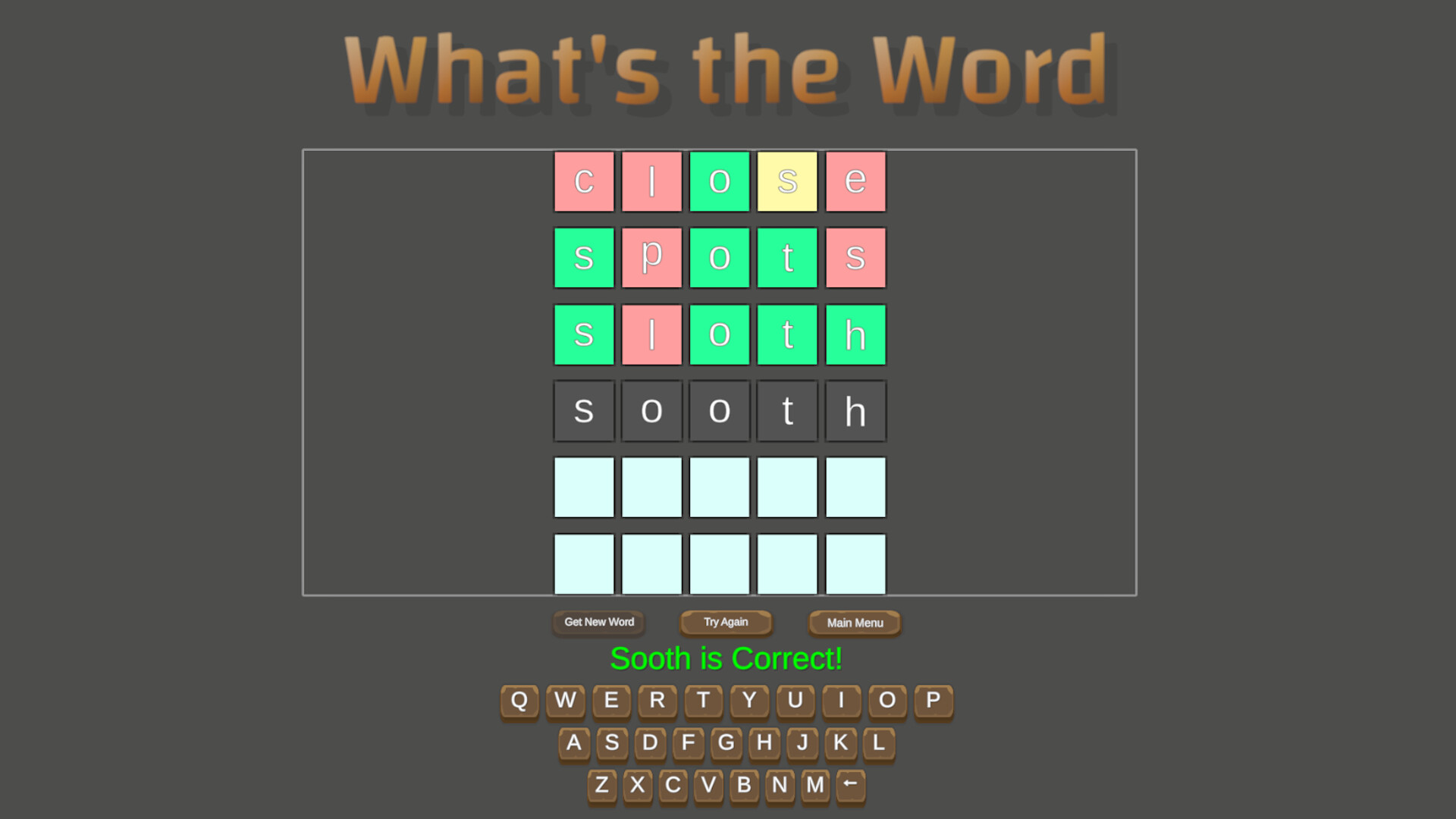 What's the Word screenshot #2