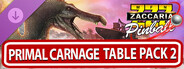 Zaccaria Pinball - Primal Carnage Table Pack 2
