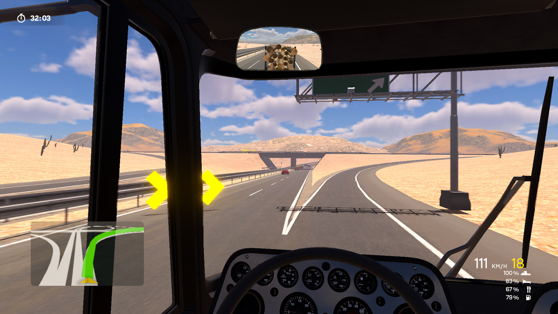 Скриншот игры TRUCK SIMULATOR US DRIVER