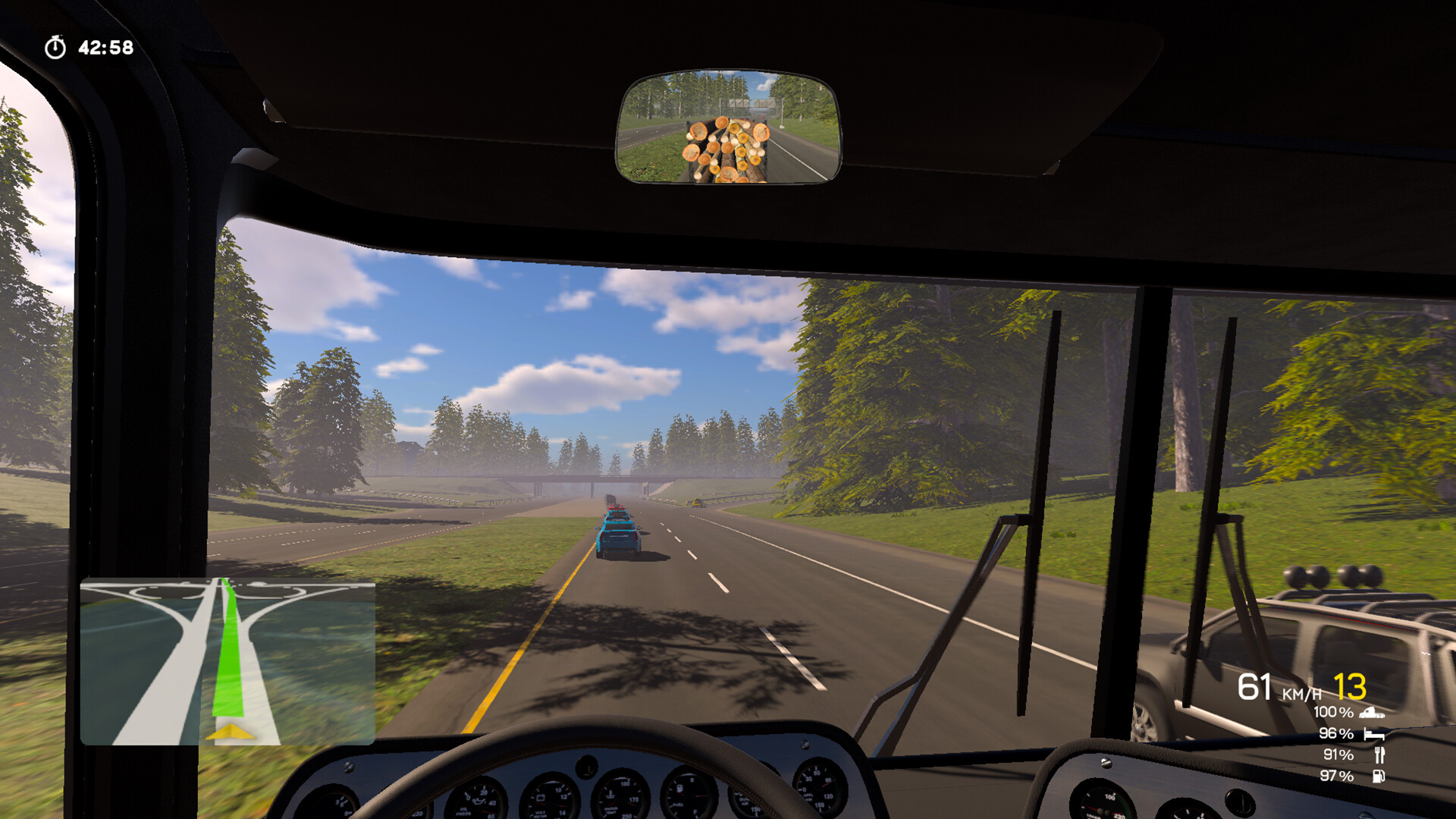 Скриншот игры TRUCK SIMULATOR US DRIVER