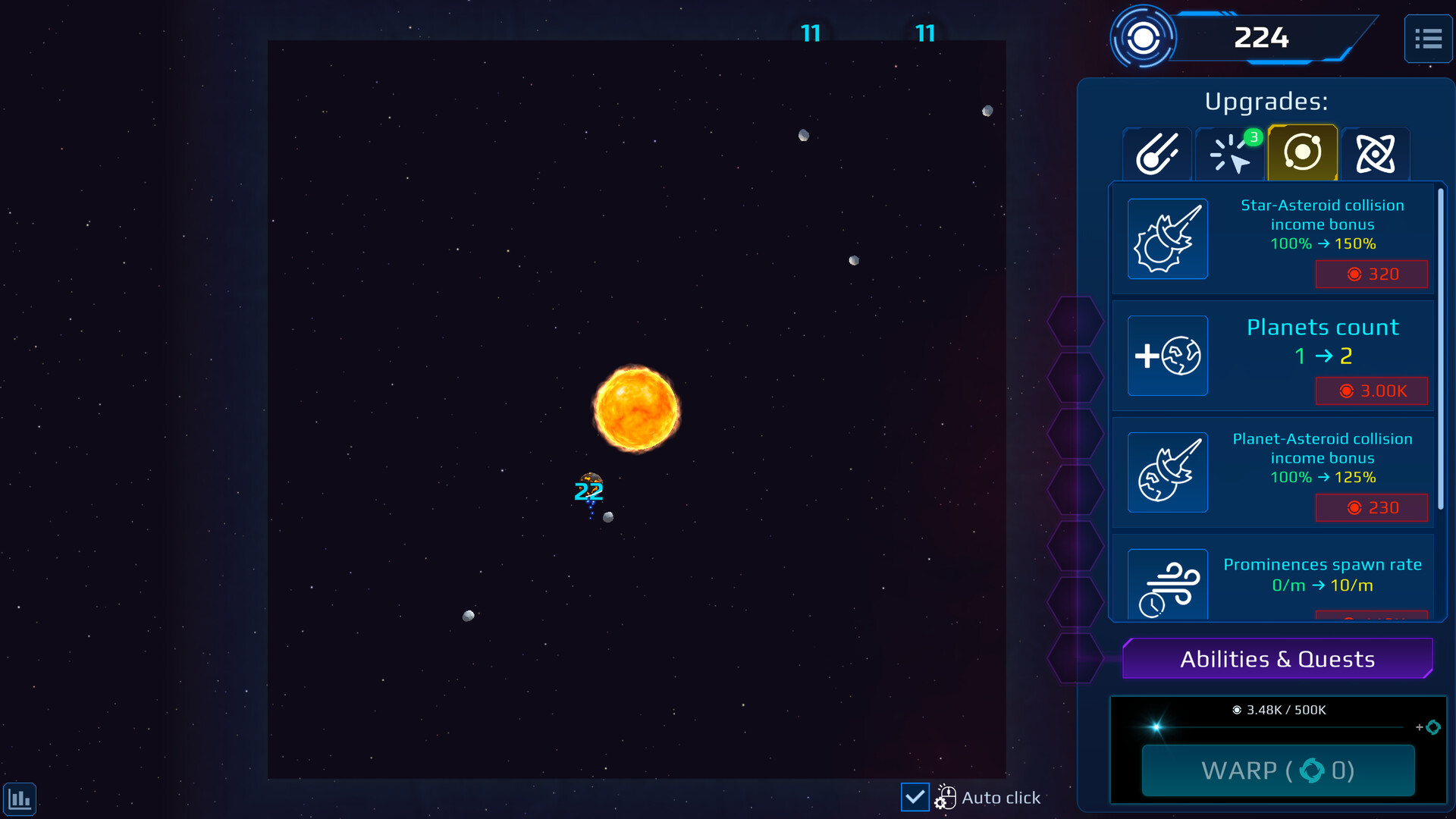Astromental Incremental screenshot 1