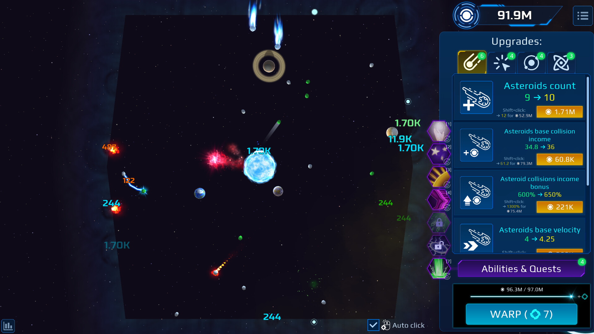 Astromental Incremental screenshot 2