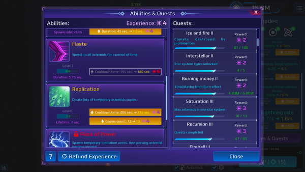 Скриншот 5 из игры Astromental Incremental