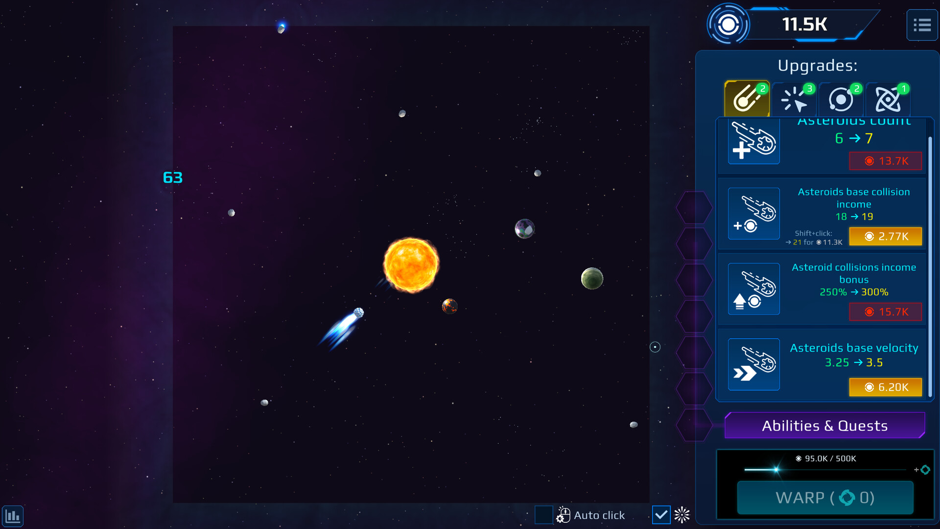 Astromental Incremental — gameplay screenshot 6