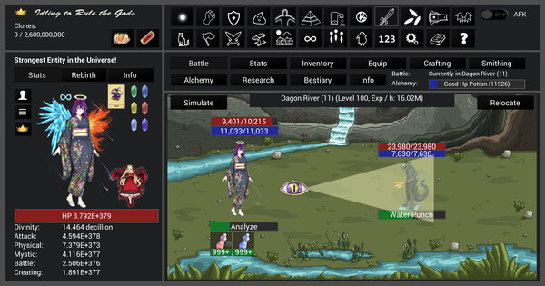 Idling to Rule the Gods screenshot