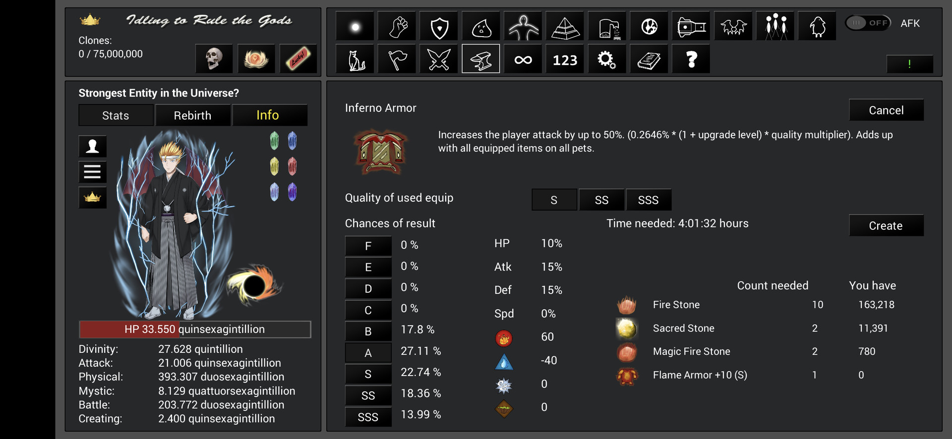 Idling to Rule the Gods screenshot #5