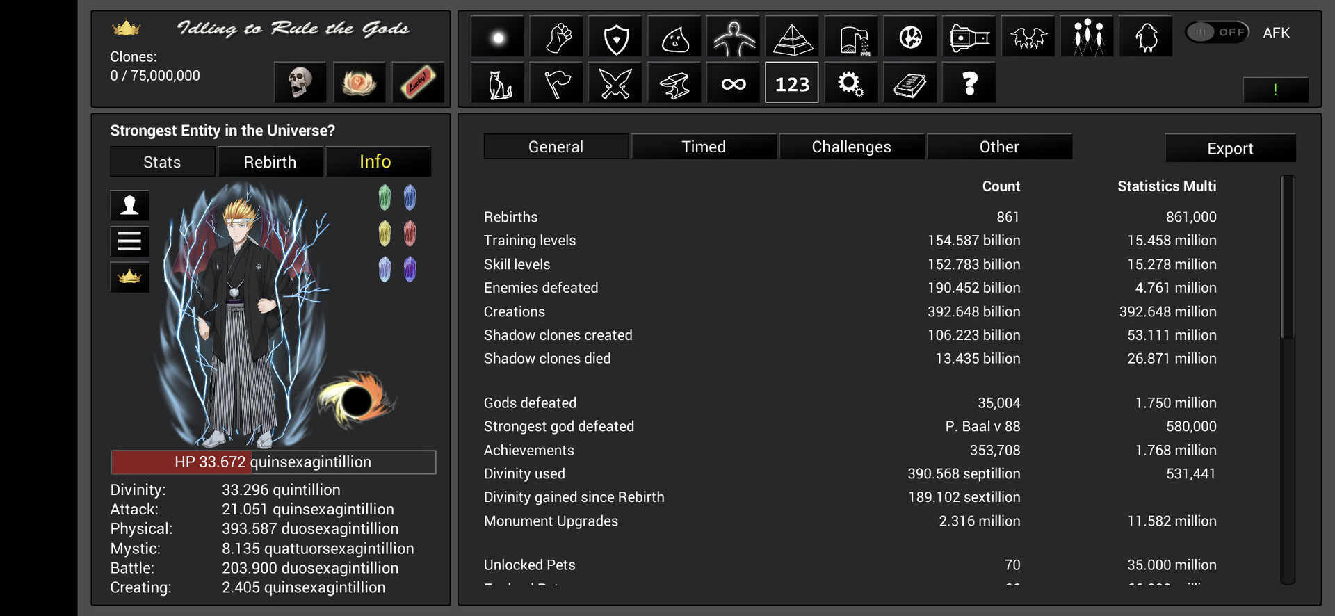 Idling to Rule the Gods screenshot #7