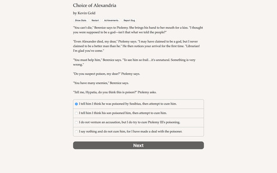 Choice of Alexandria.