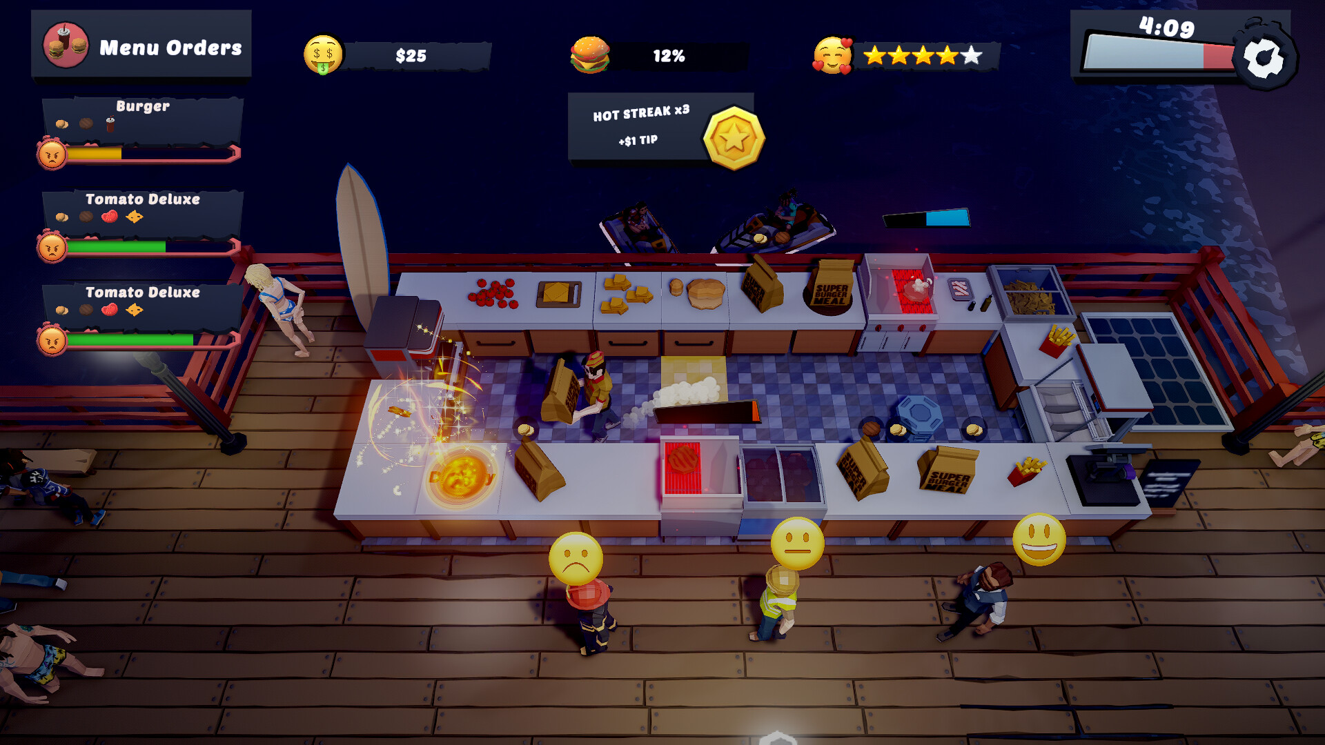 Burger Smash screenshot 1