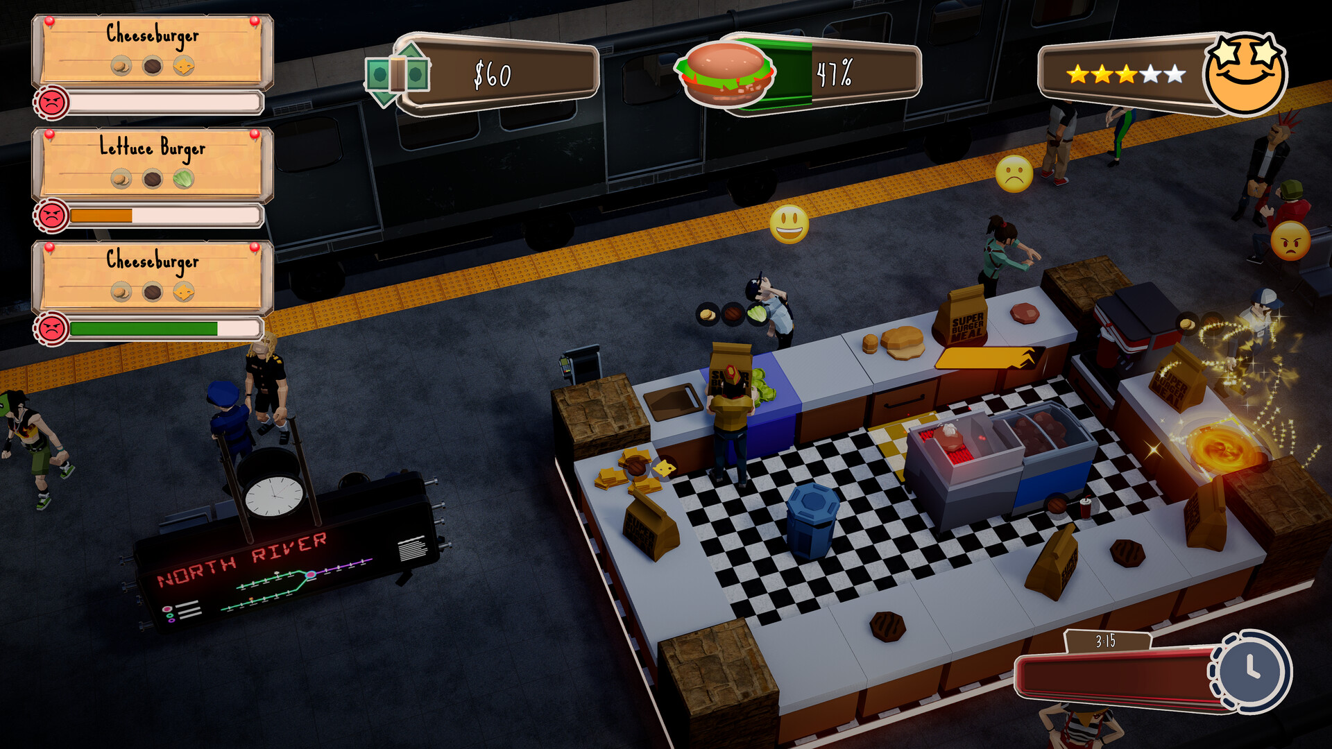 Burger Smash screenshot 1