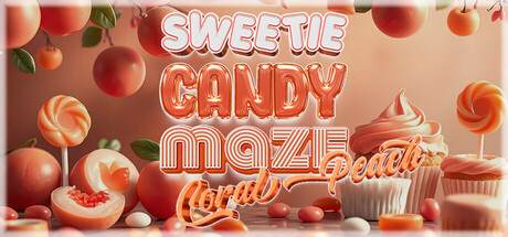 Sweetie Candy Maze: Coral Peach