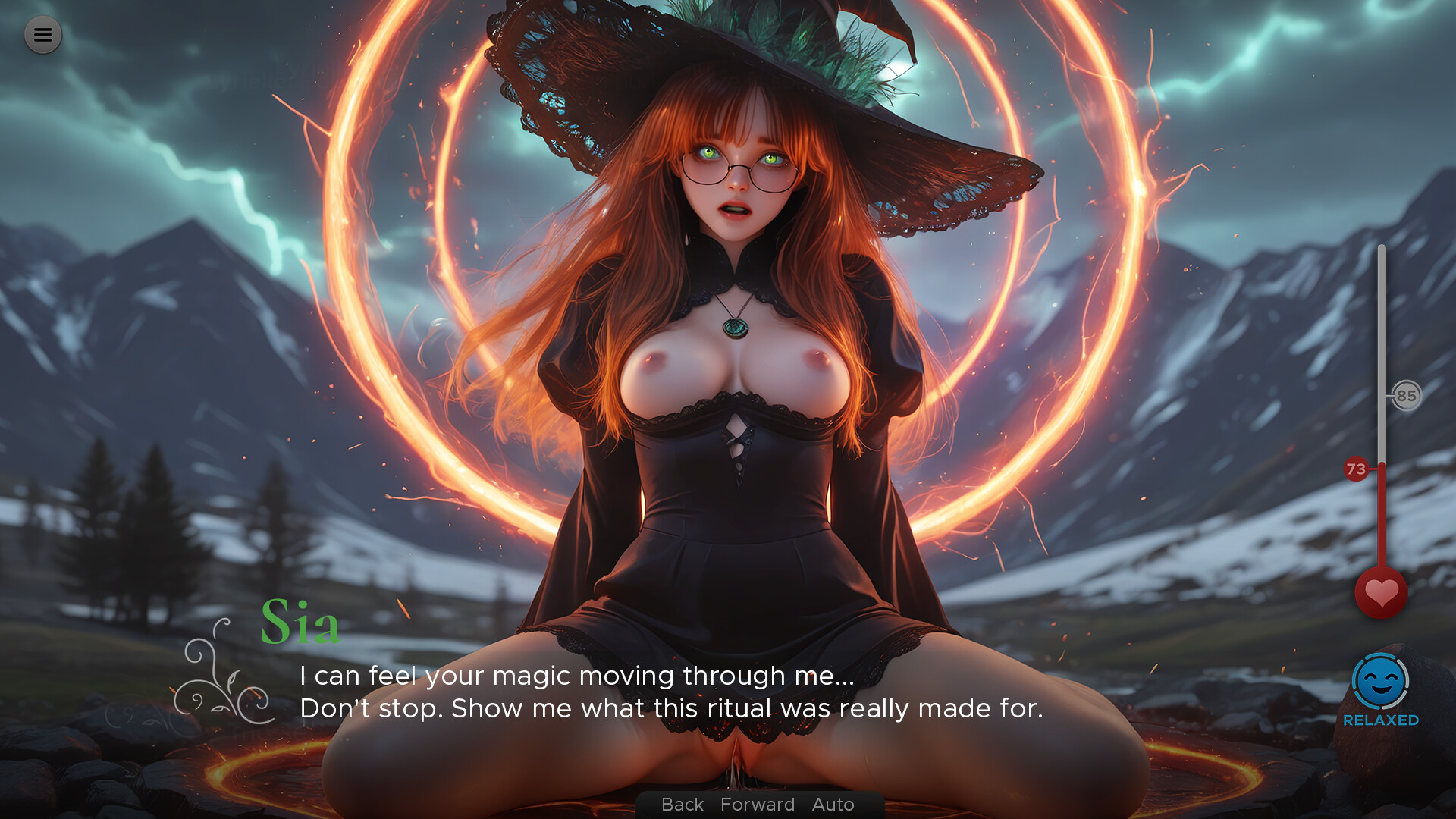 Curious Sorceress: Grimoire of Sex screenshot #2