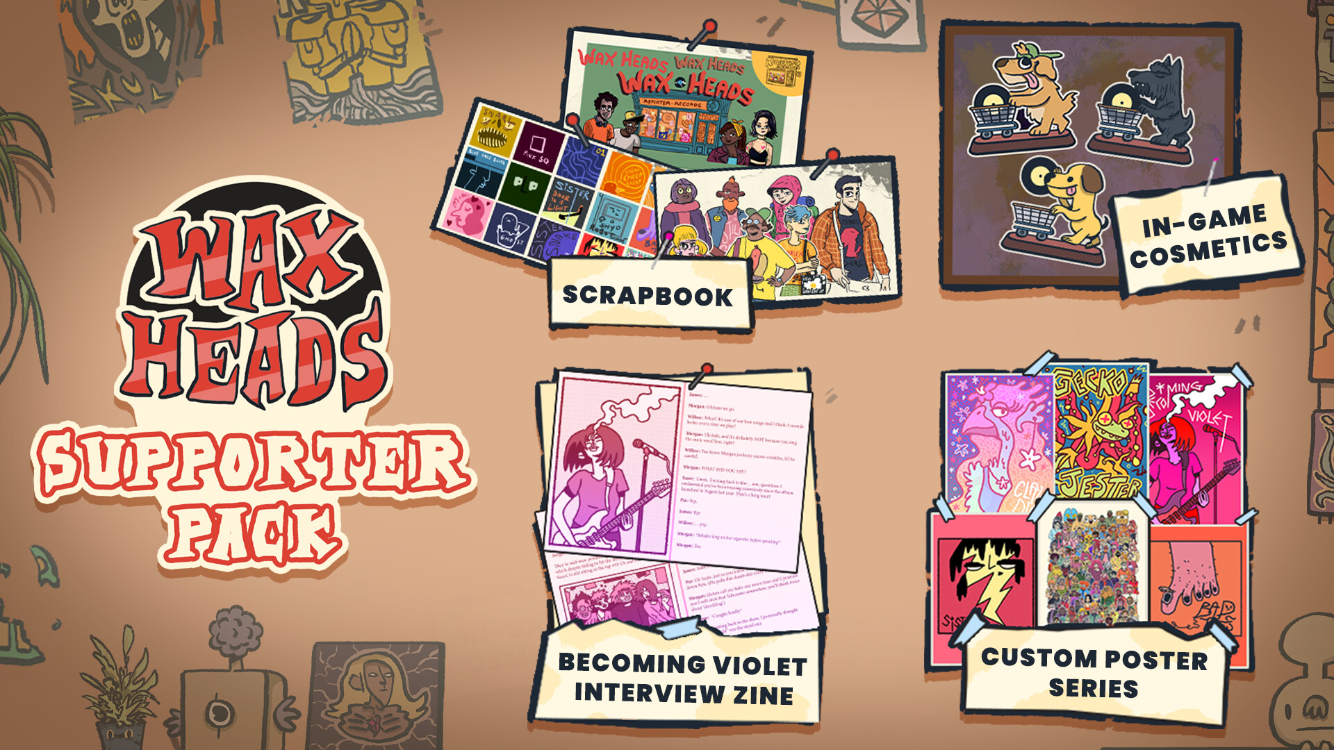 Wax Heads - Supporter Pack Featured Screenshot #1