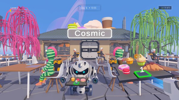 Скриншот 1 из игры Cosmic Crumbs: Bakery Simulator