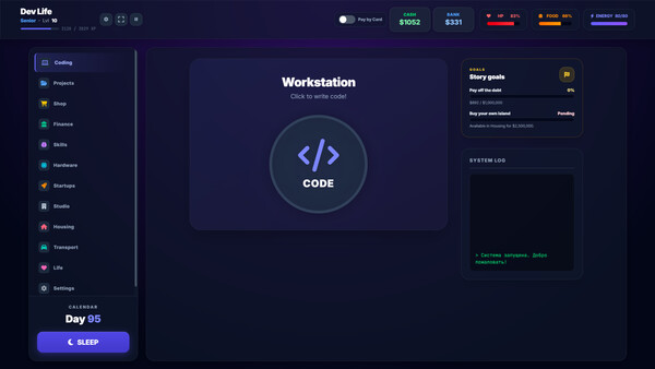 Dev Life: Tap & Code