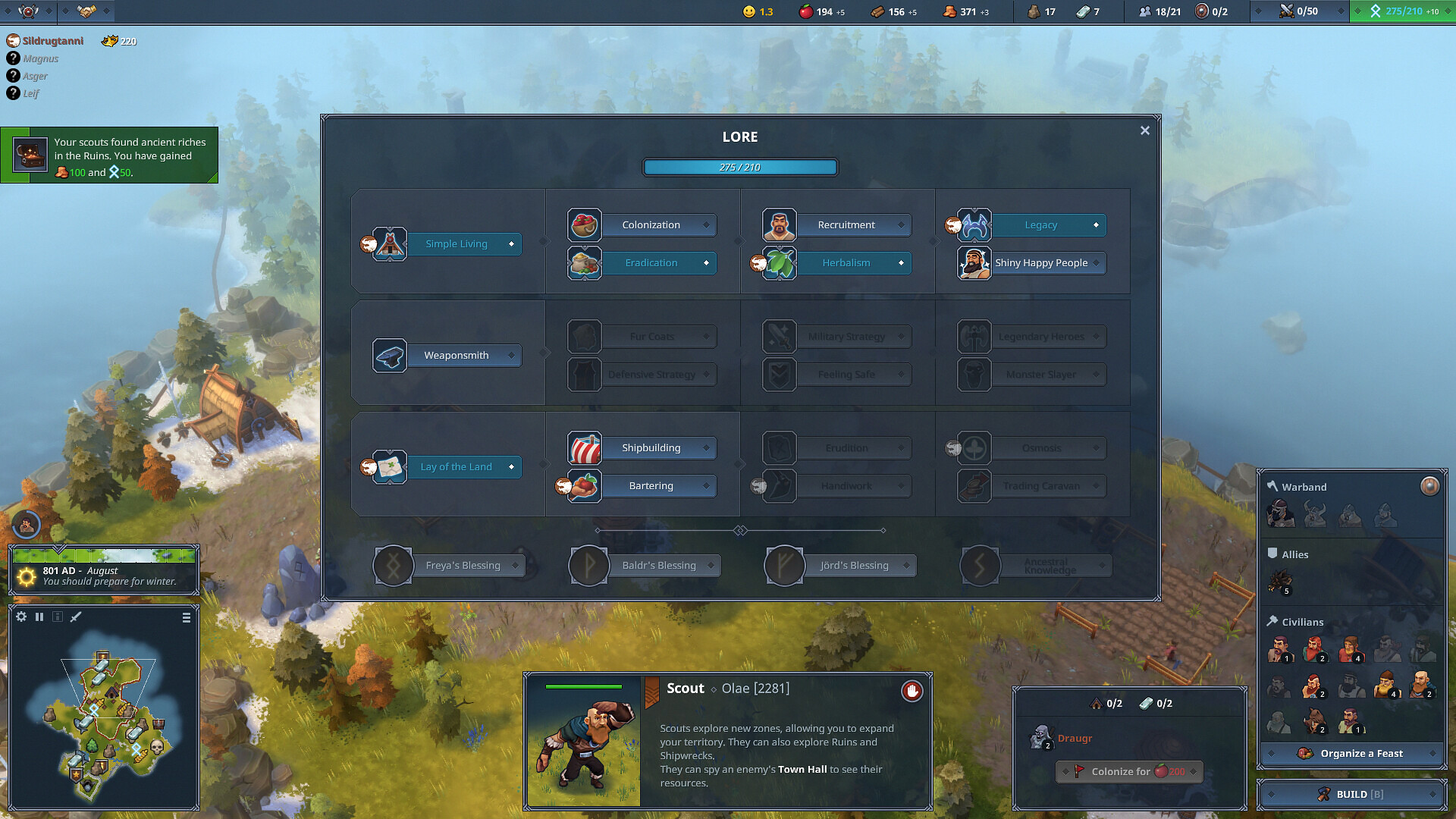 screenshot of Northgard 8