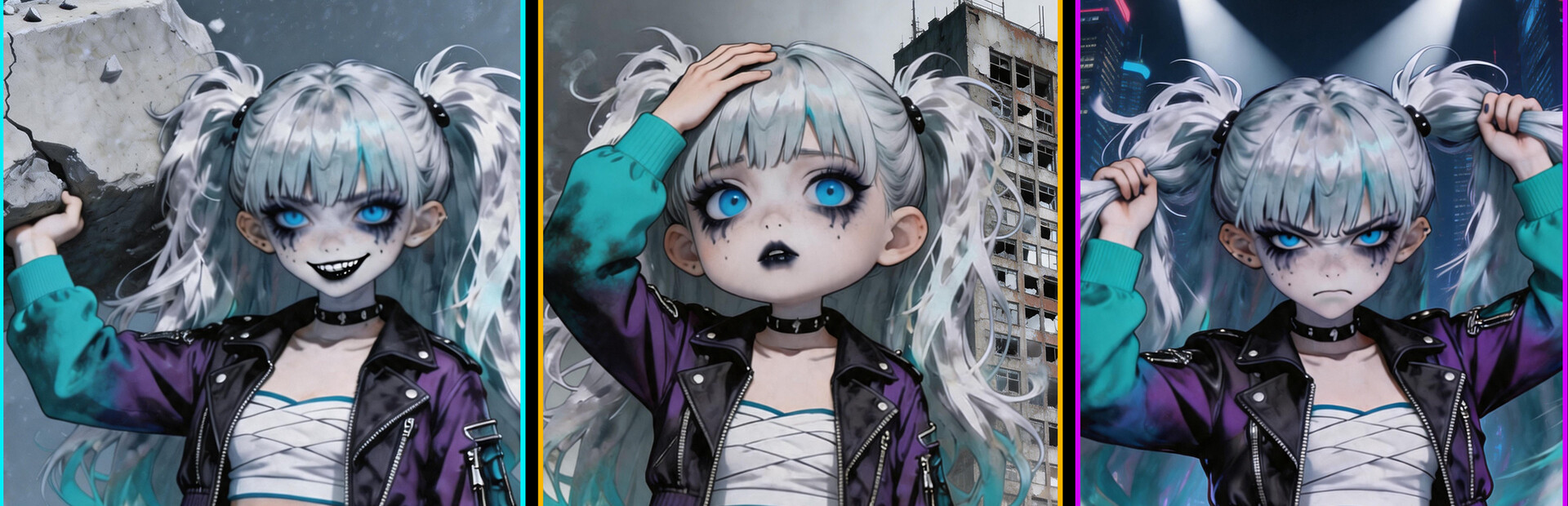 SnowKnight: Super Strength, Big Head, Twin Tails