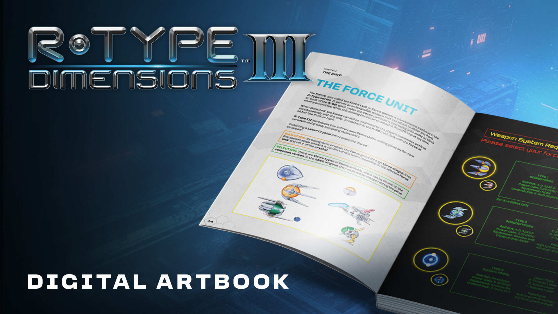 R-Type Dimensions III - Artbook Featured Screenshot #1