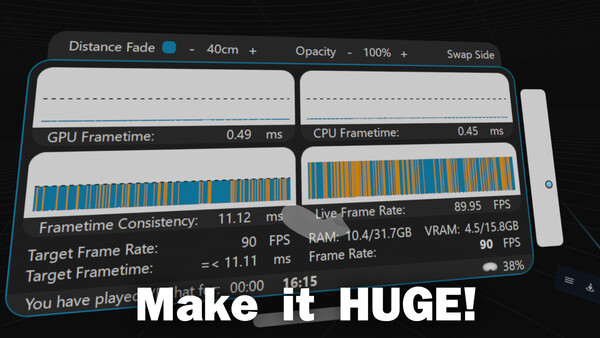 Seamen Performance Overlay screenshot 2