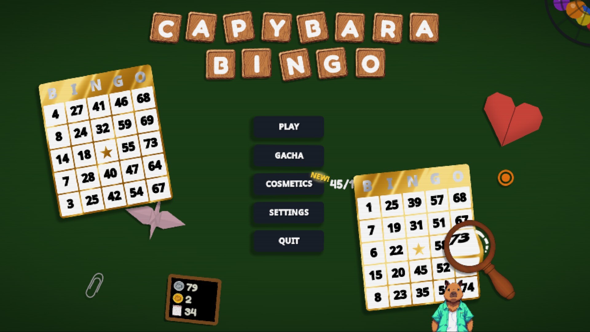 Capybara Bingo screenshot 3