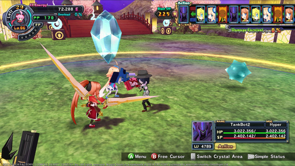 Screenshot z Mugen Souls Z