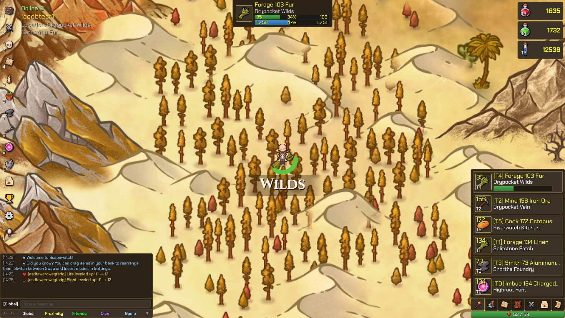 Scapewatch: Idle MMO screenshot 2