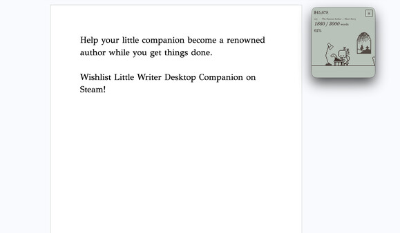 Little Writer Desktop Companion screenshot 1