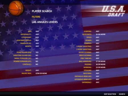 World Basketball Manager 2010 screenshot 3
