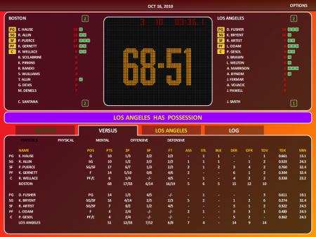 Screenshot z World Basketball Manager 2010