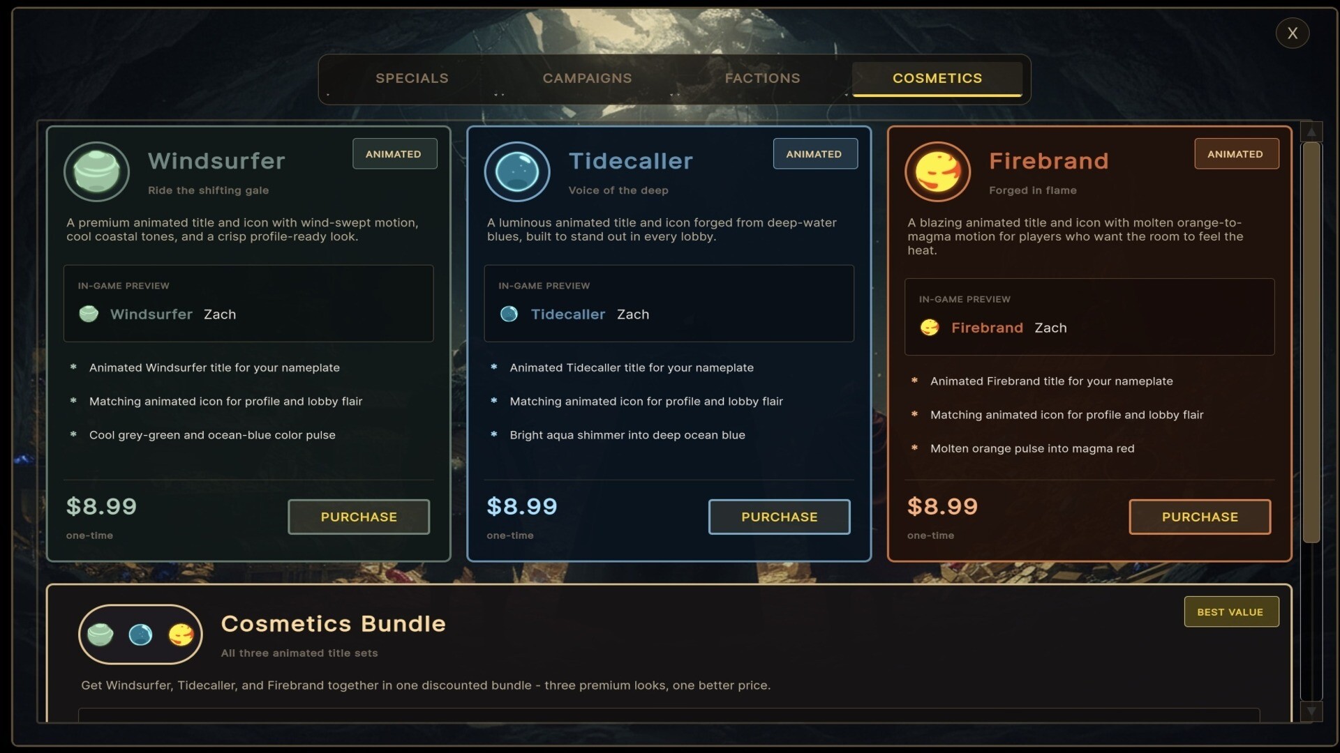 Age of Gods - Cosmetics - Windsurfer Featured Screenshot #1