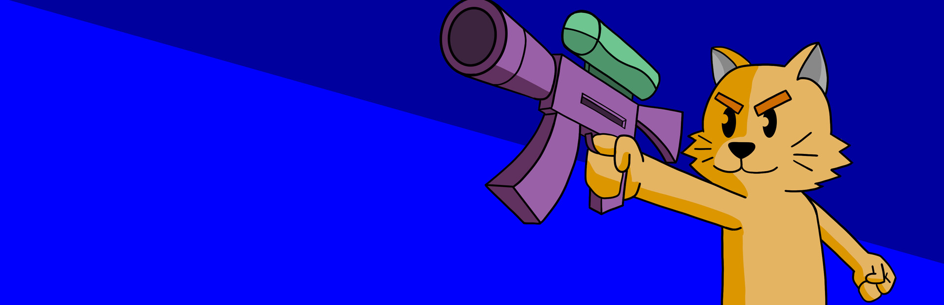 Water Gun Cat
