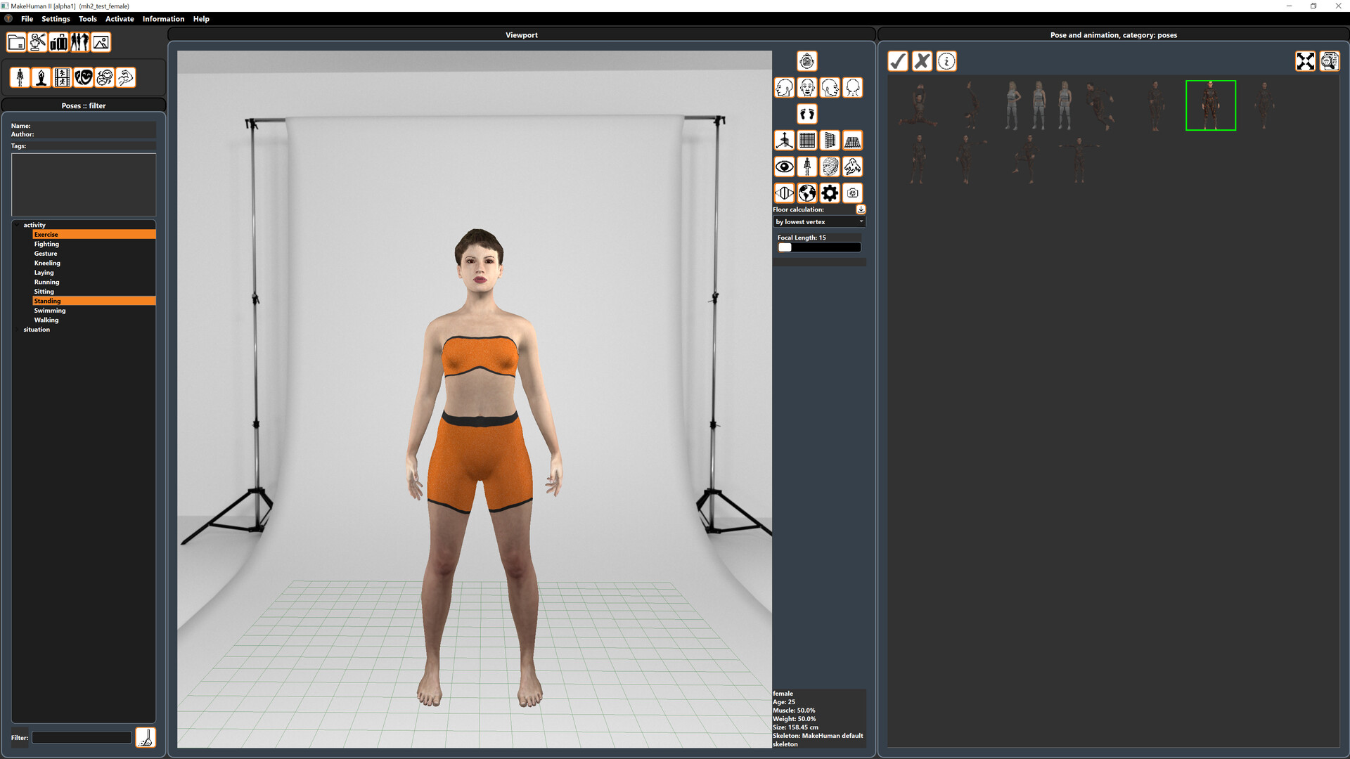 Makehuman 2 screenshot 3