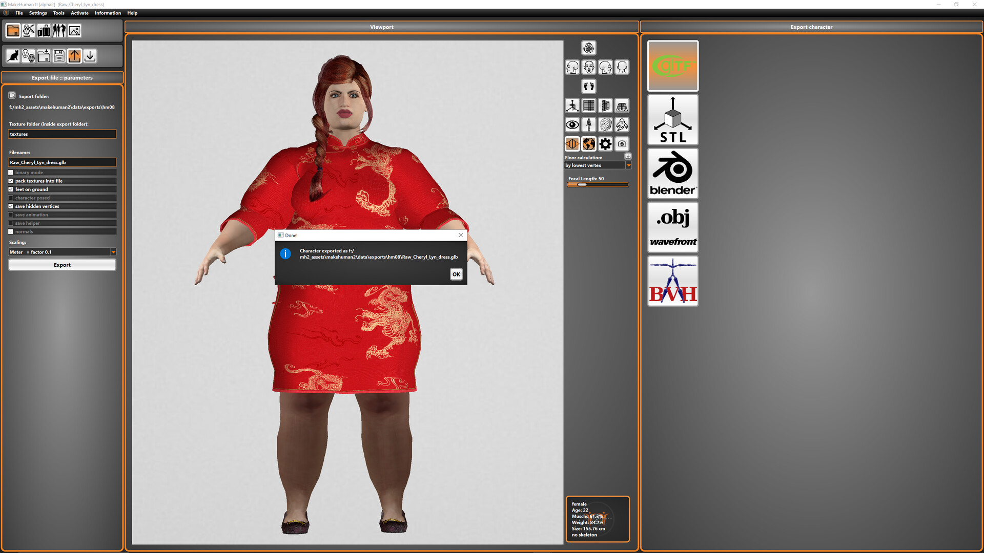 Makehuman 2 screenshot 14