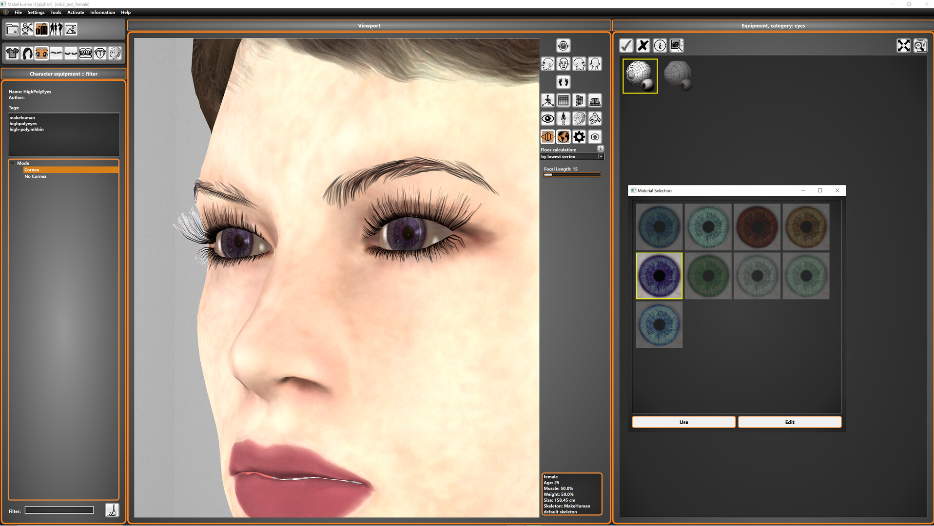 Makehuman 2 screenshot 8
