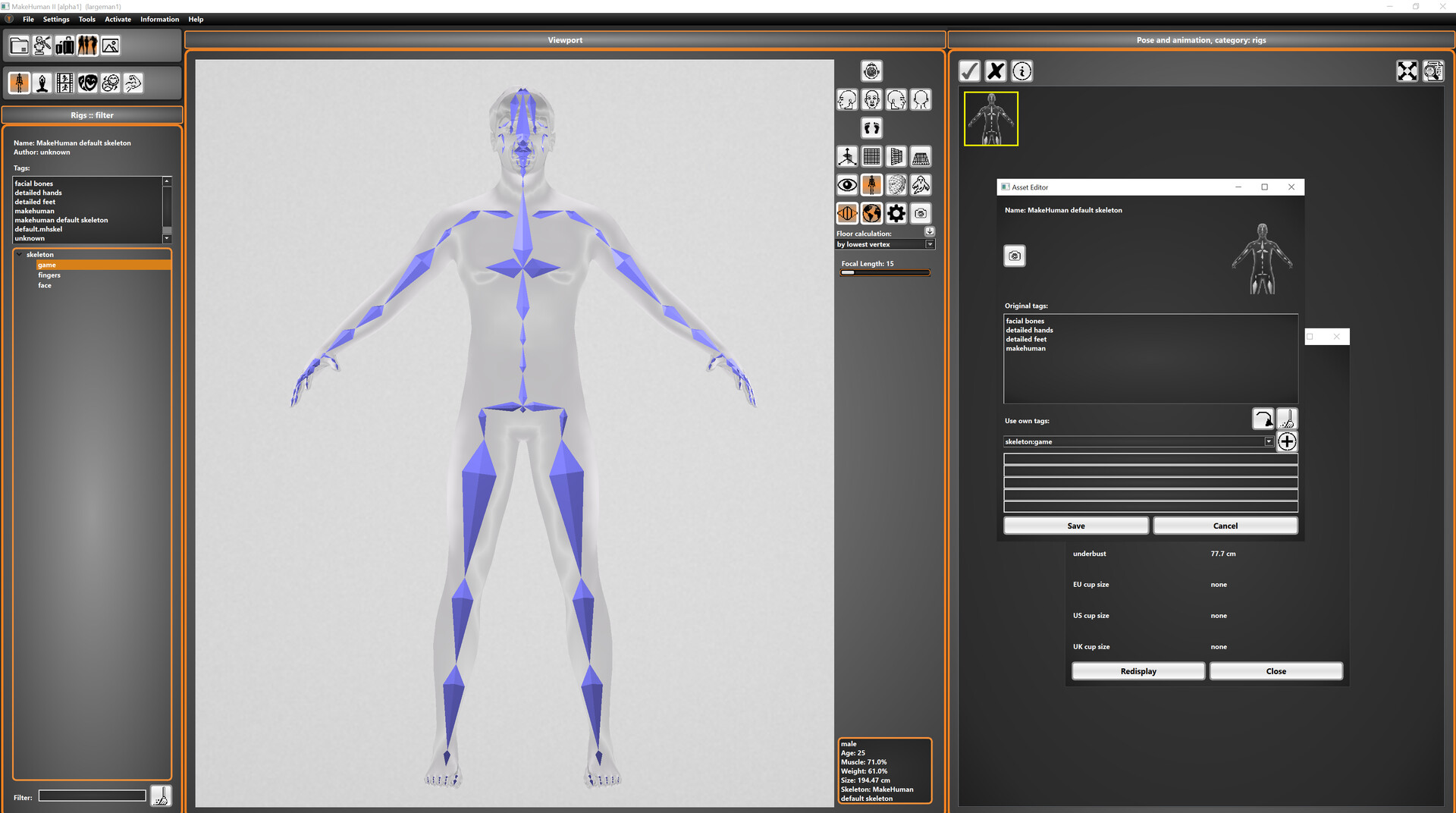 Makehuman 2 screenshot 7