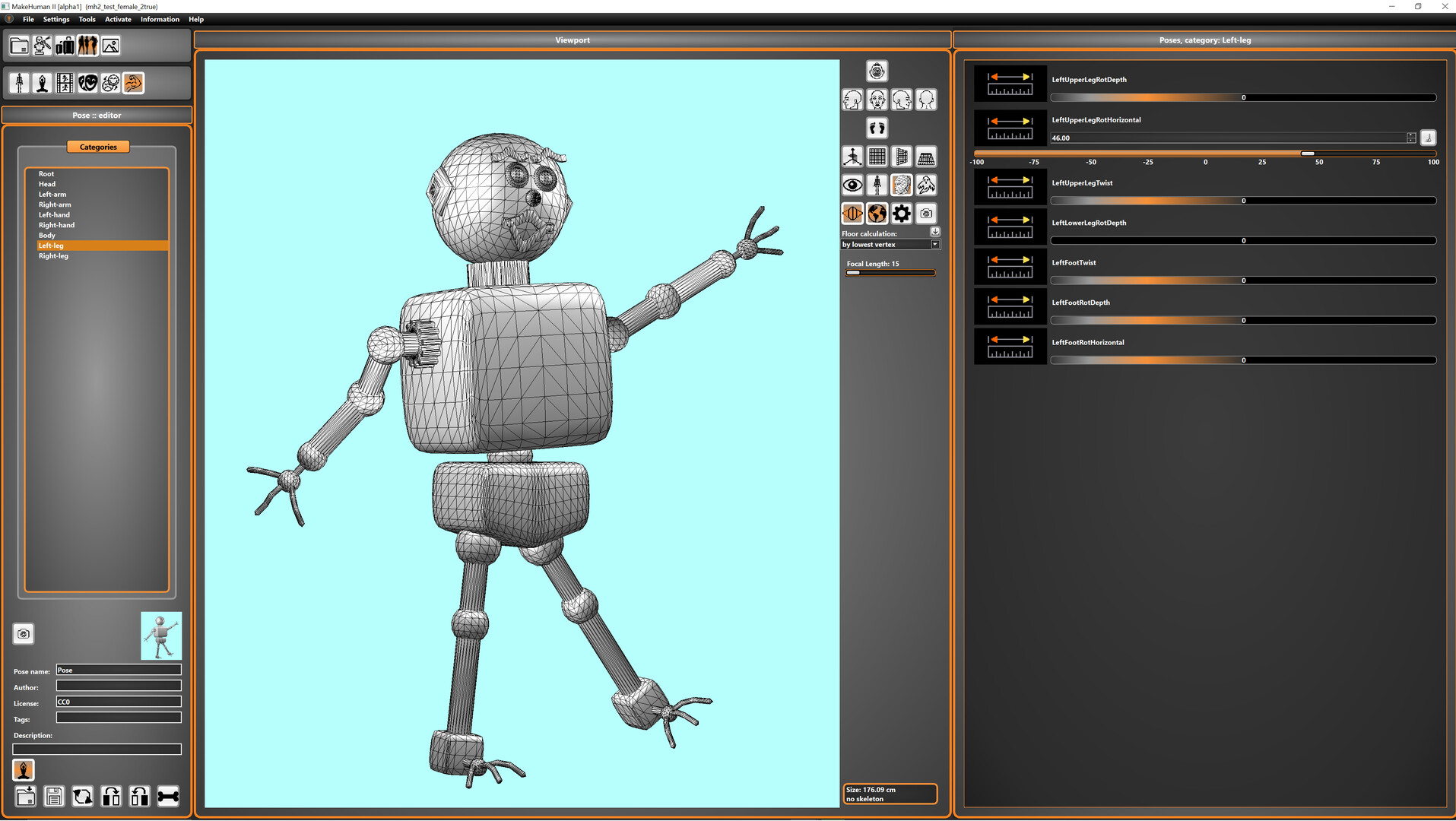 Makehuman 2 screenshot 16