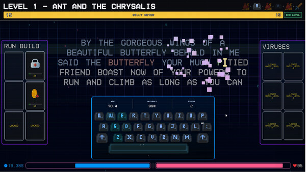 Скриншот 2 из игры Silly Typing Game