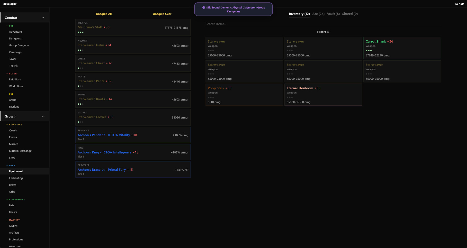 Eternal Quest screenshot #3