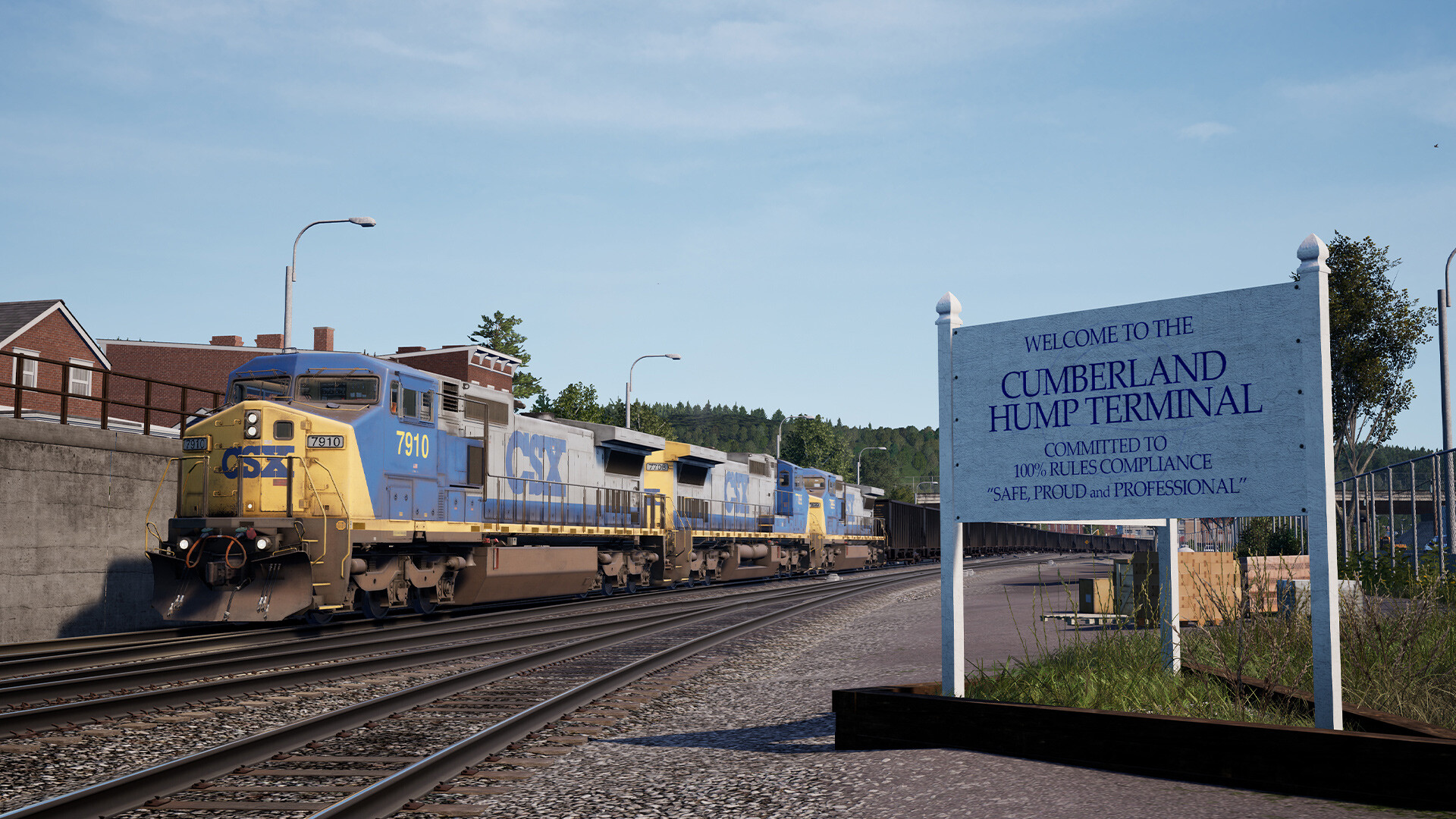 Train Sim World 7: CSX C40-8W Loco Add-On PC gameplay screenshot 10 of 10