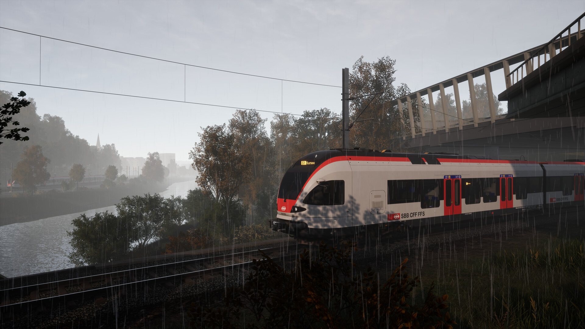 Train Sim World 7: S-Bahn Zentralschweiz: Luzern - Sursee Route Add-On PC gameplay screenshot 9 of 9